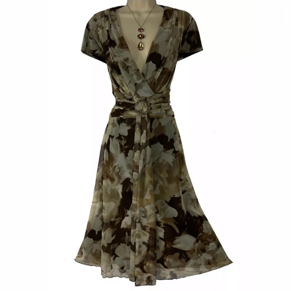 Coldwater Creek Dresses & Skirts - 2X (20W-22W)▪️COLDWATER CREEK FLORAL MESH DRESS